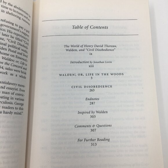 Walden and Civil Disobedience by Henry David Thoreau Softbound Paperback Book - Picture 4 of 10